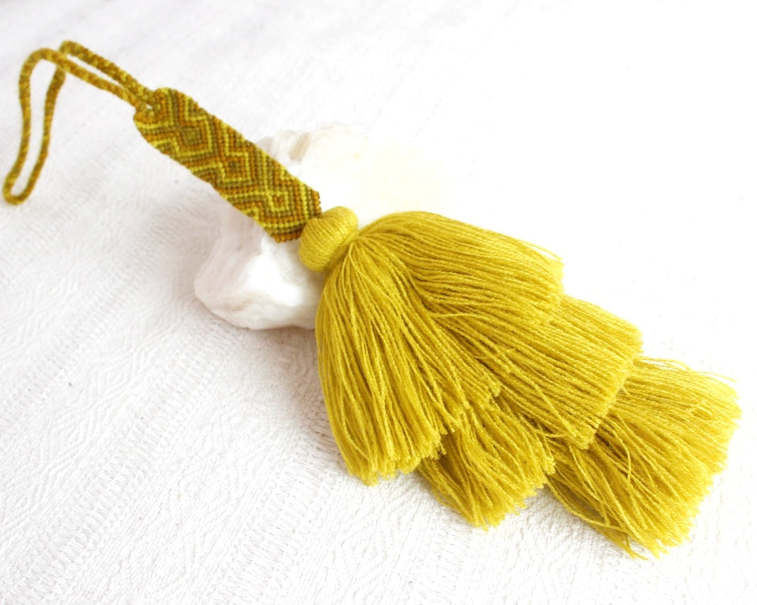 Campanitas con pulsera Verde Olivo