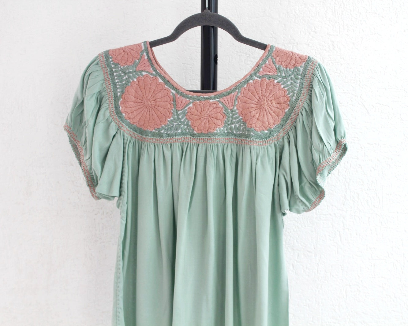 Blusa Aguacatenango Menta Rosa