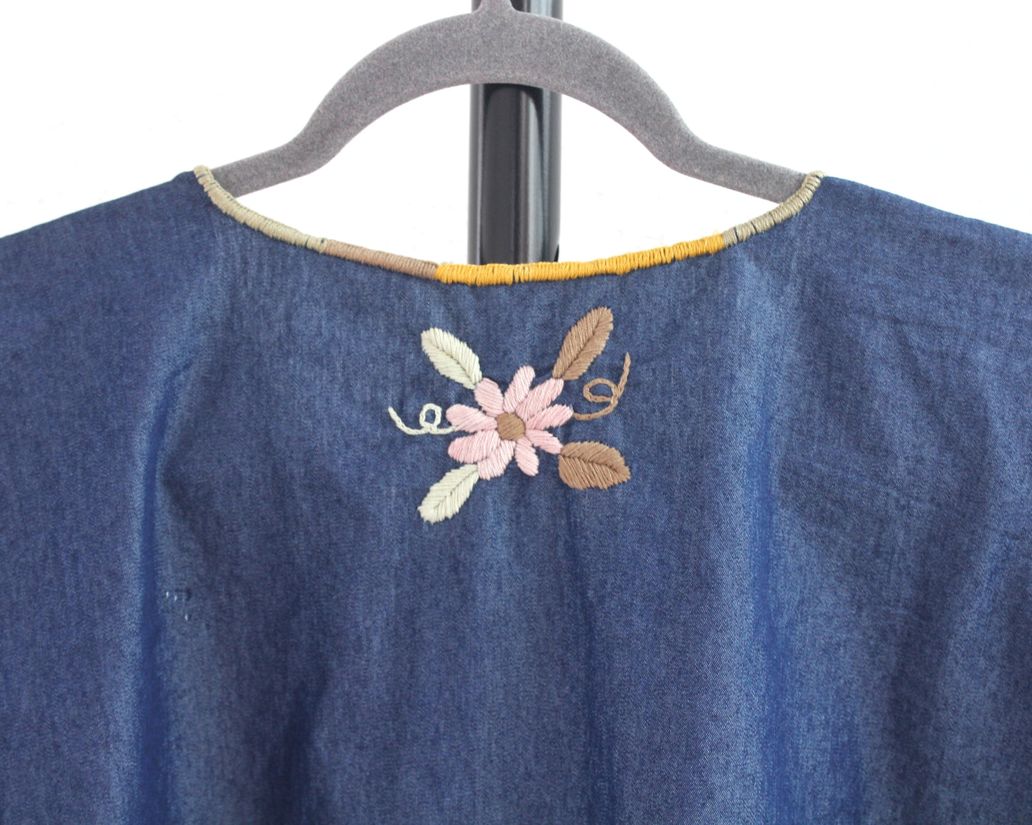 Blusa Imelda Mezclilla Flores XXL