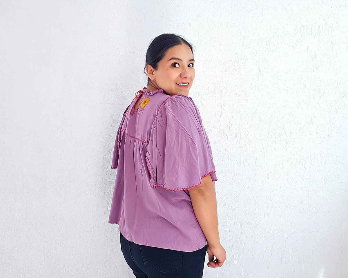 Blusa Olivia Marsala Unitalla