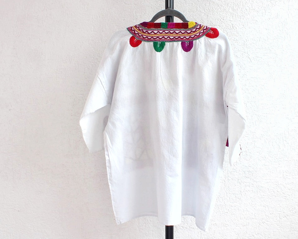 Blusa Milpa L - XL Rojo Amarillo Verde