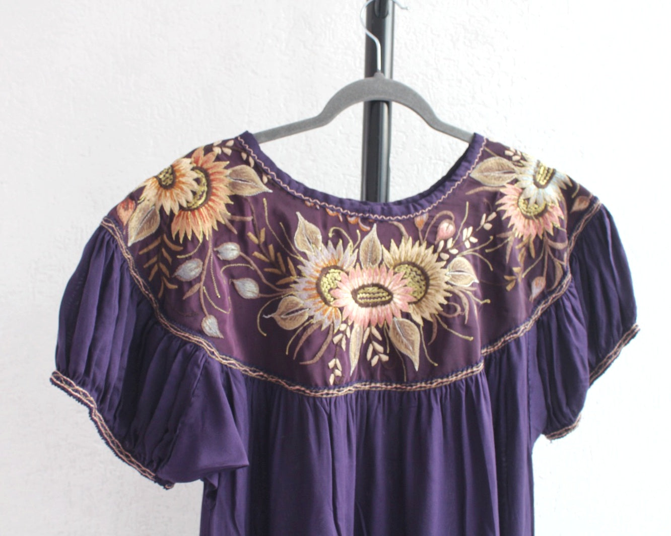 Blusa Abigail Flores Uva XL - XXL