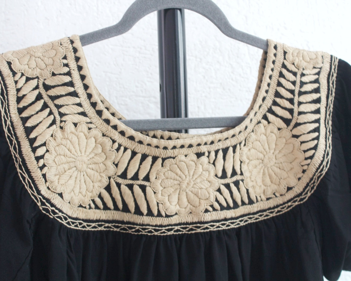 Blusa Aguacatenango Negro Beige