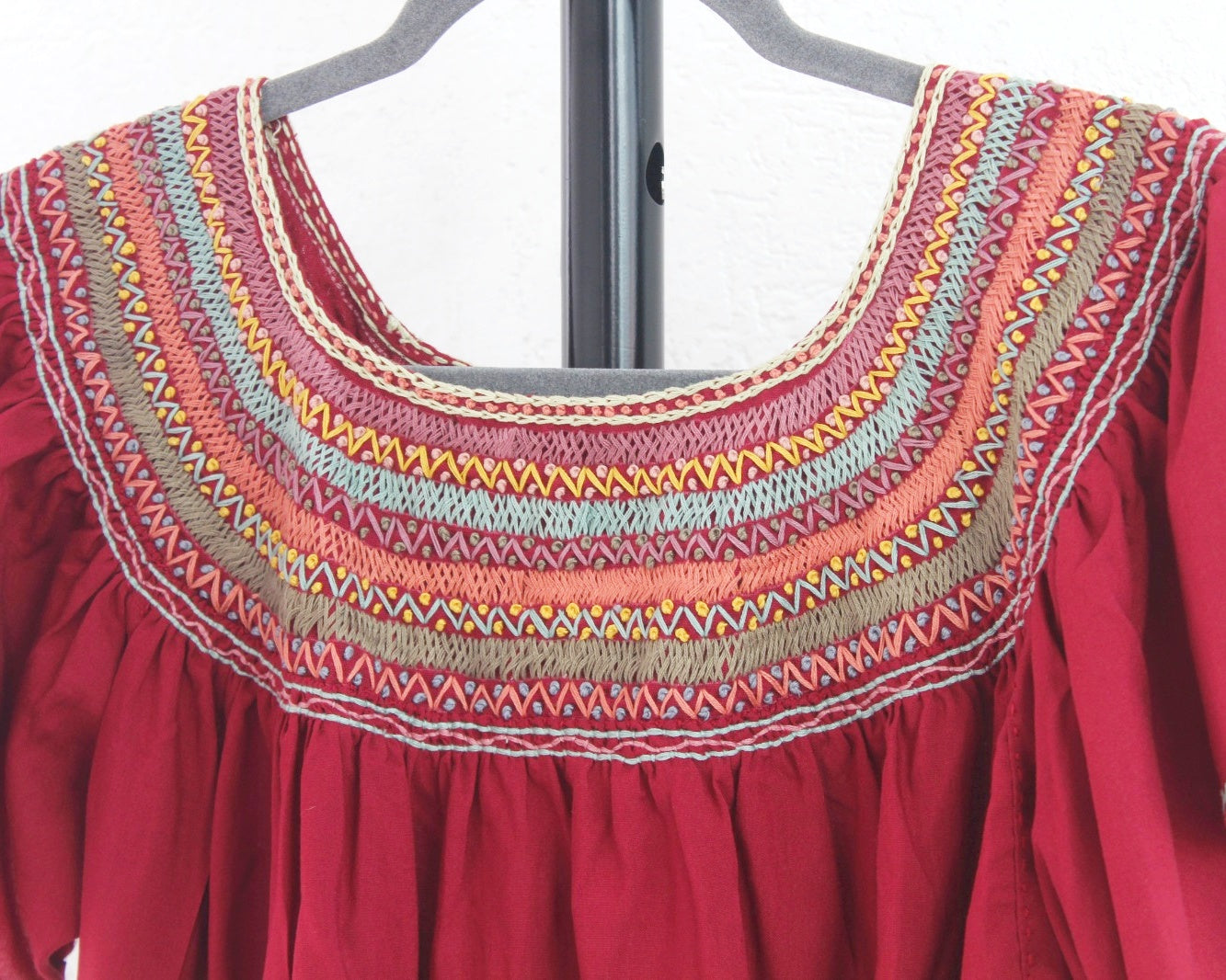 Blusa Catalina Vino Colores Olanes