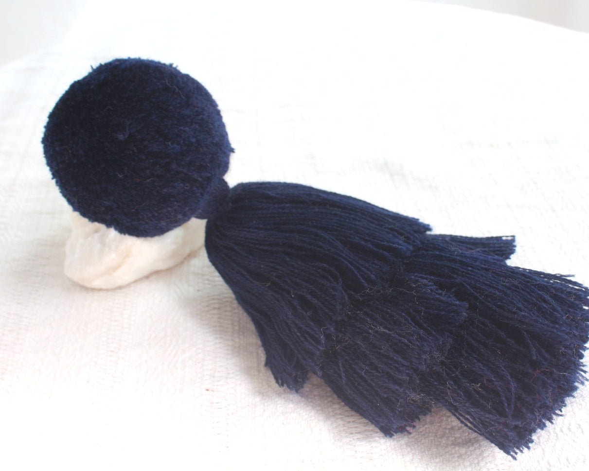 Pompon Grande Azul Marino