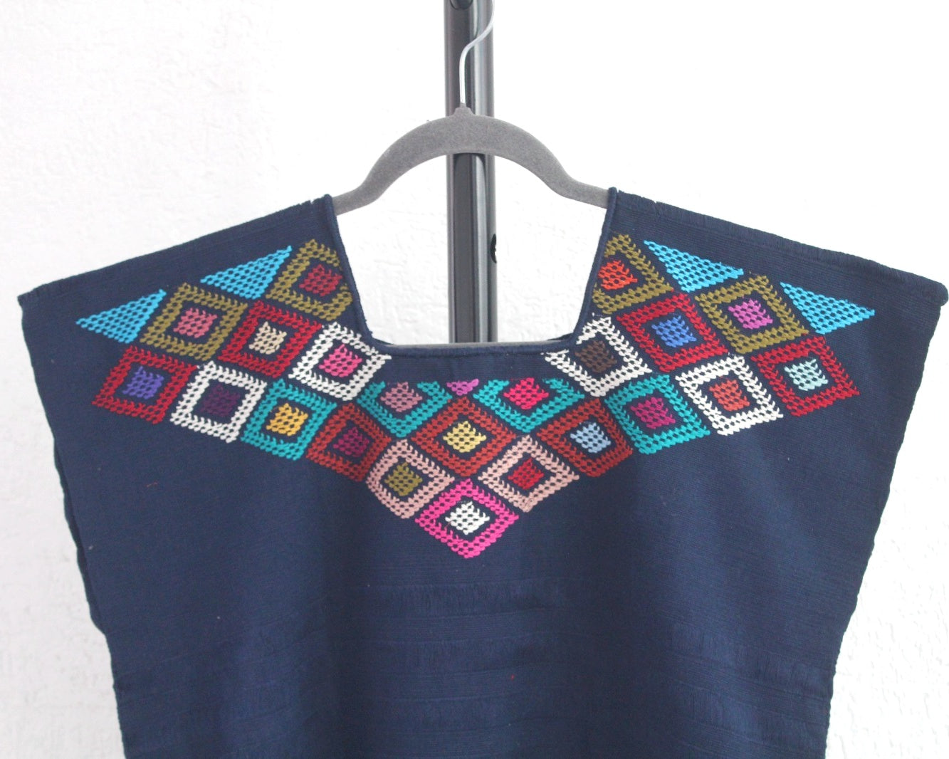 Blusa Rombos Azul Marino Colores