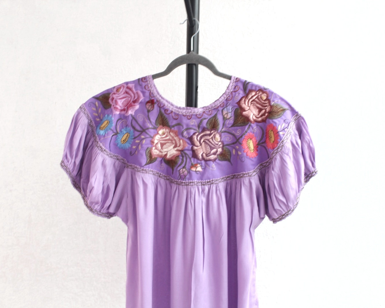 Blusa Abigail Flores Lila XL - XXL