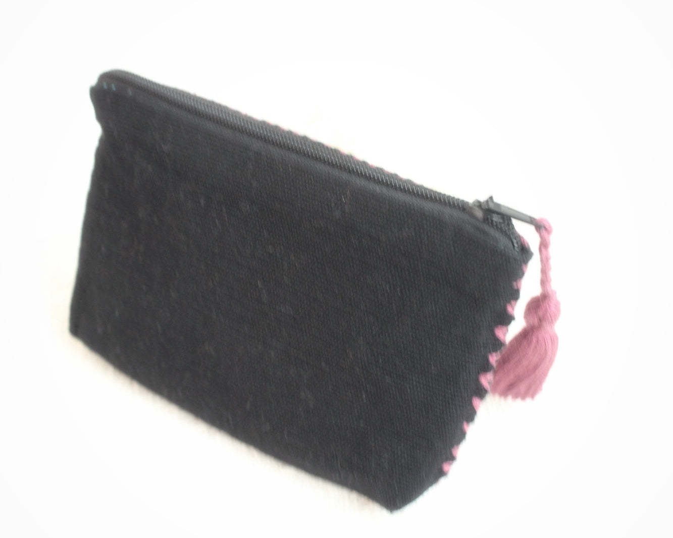 Monedero Estrellas Vino Negro