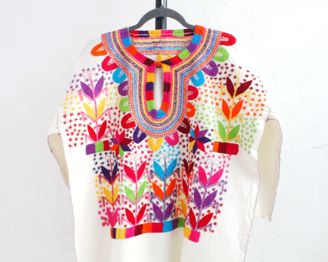 Blusa Milpa L - XL Rojo Amarillo Verde