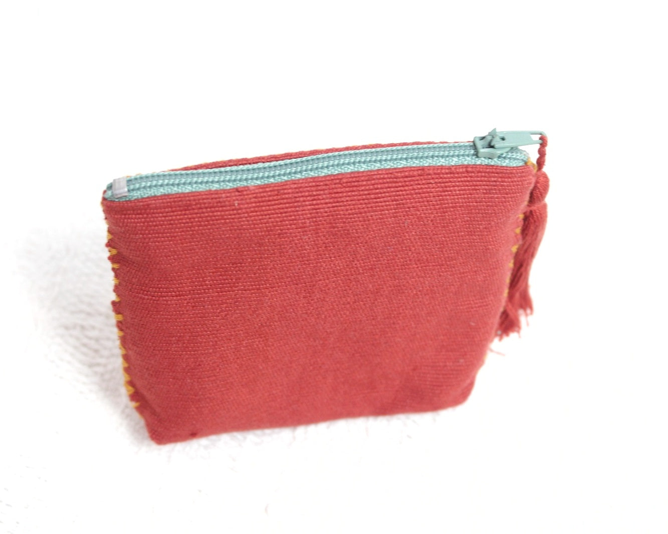 Mini Monedero Estrellas Naranja Menta