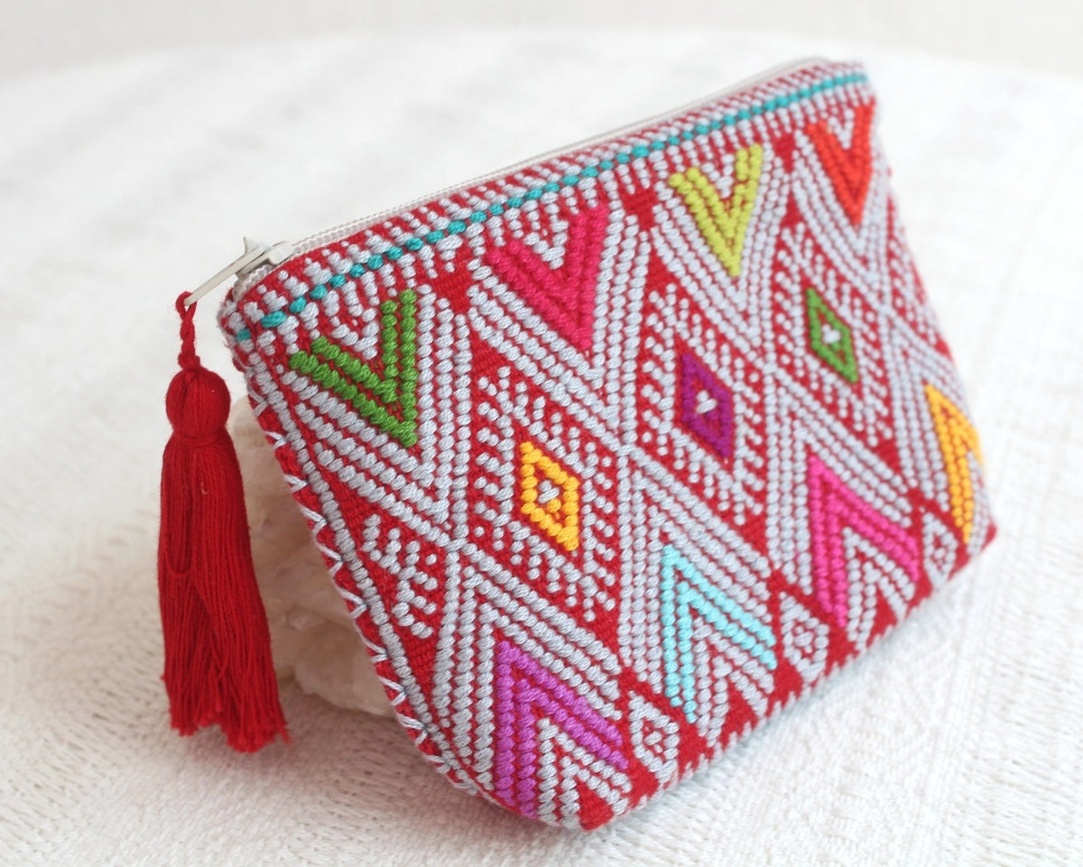 Monedero Estrellas Colores Rojo