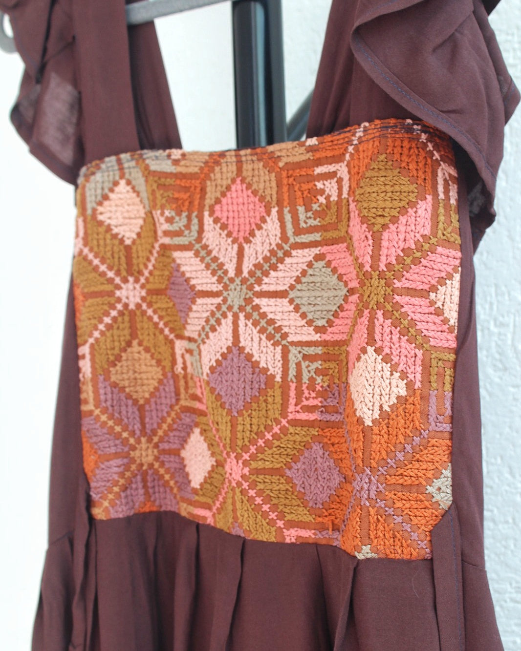 Vestido Anita Corto Café