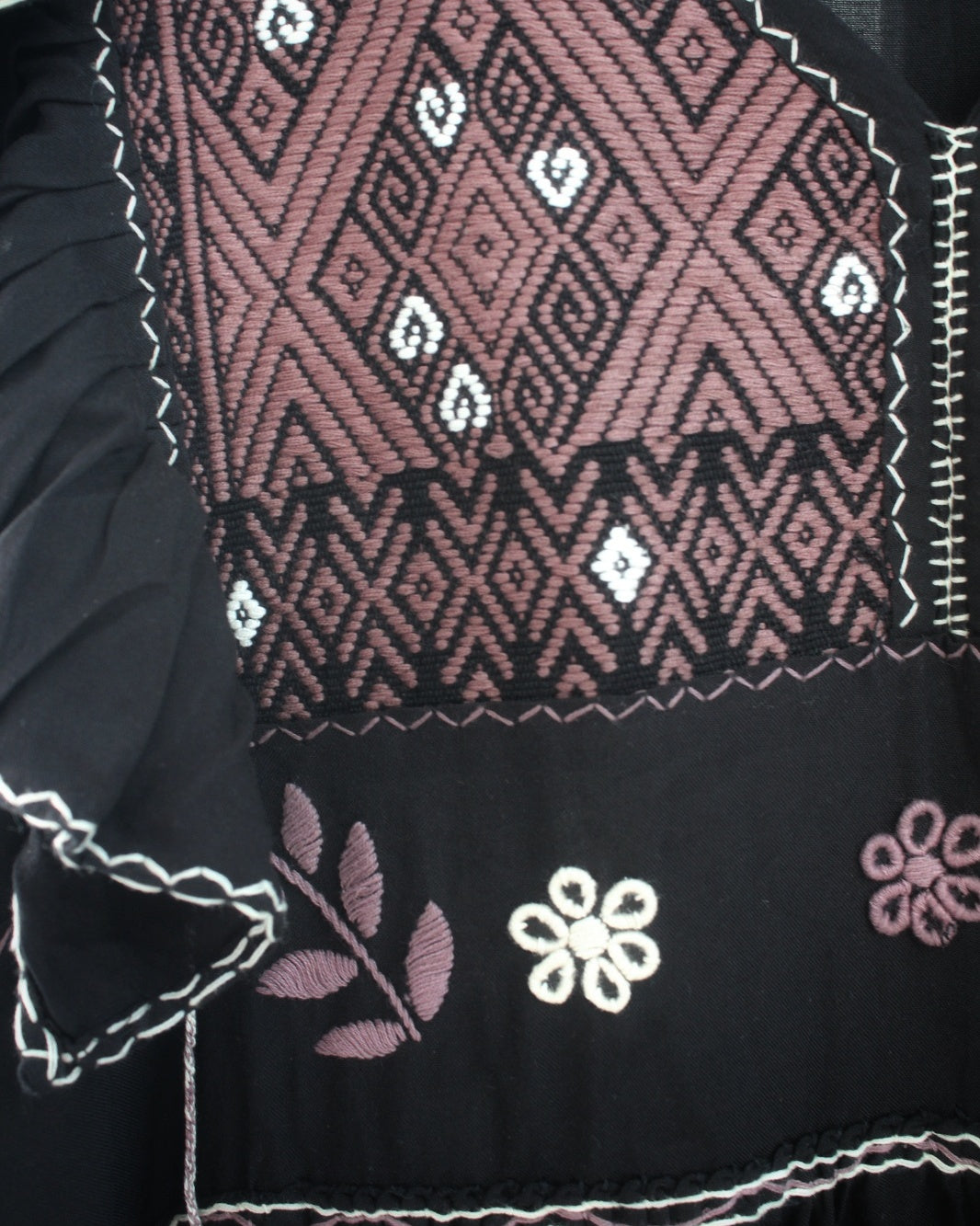 Vestido Antonia Negro Vino