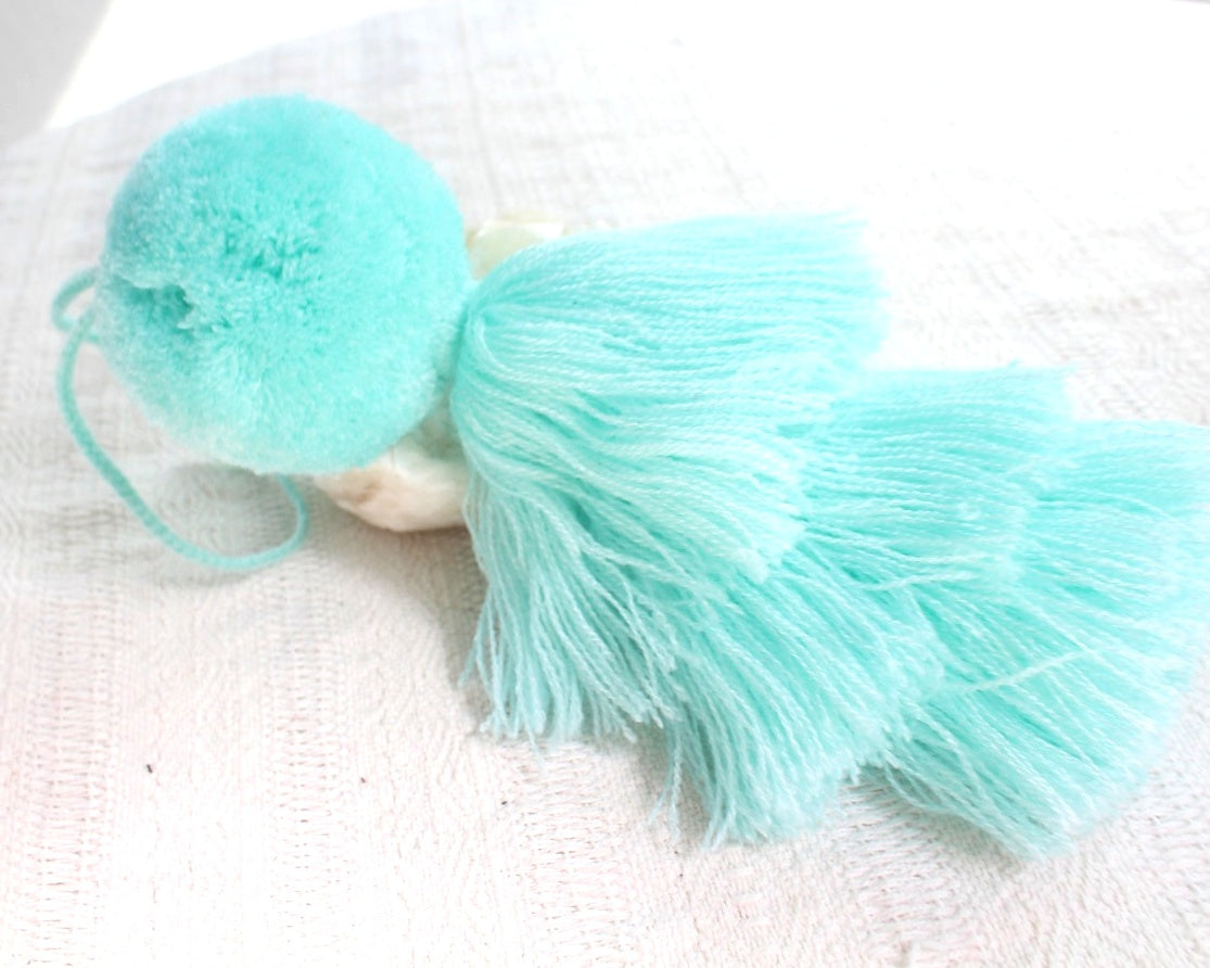 Pompon Grande Aqua