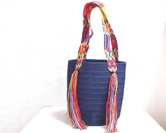 Bolso de mano Azul Marino Colores