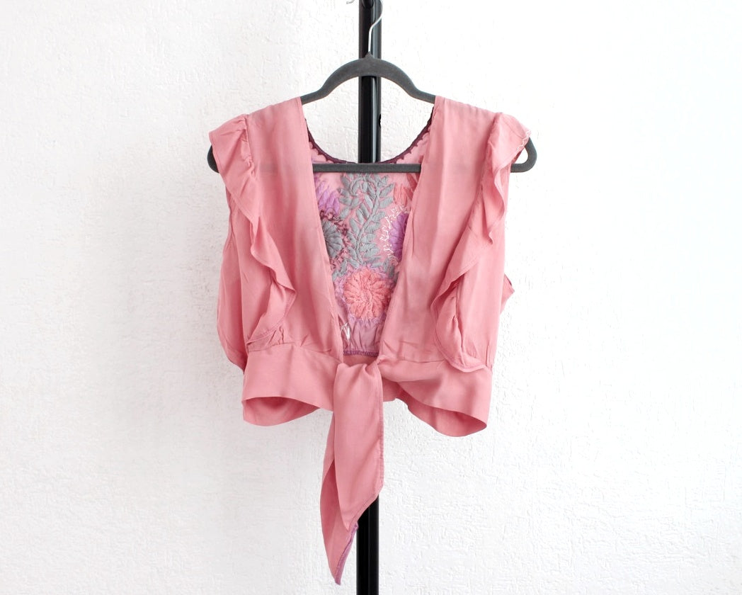 Crop Top Sofi Rosa Vino