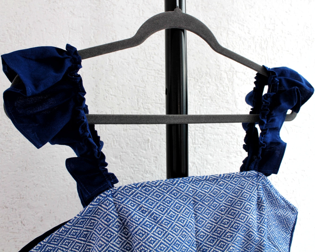 Crop Top Isabel Azul Rombos