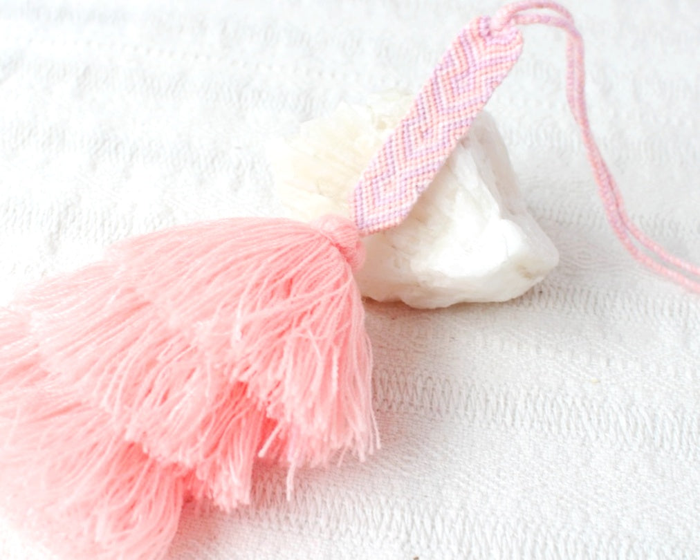 Campanitas con pulsera Melón Rosa
