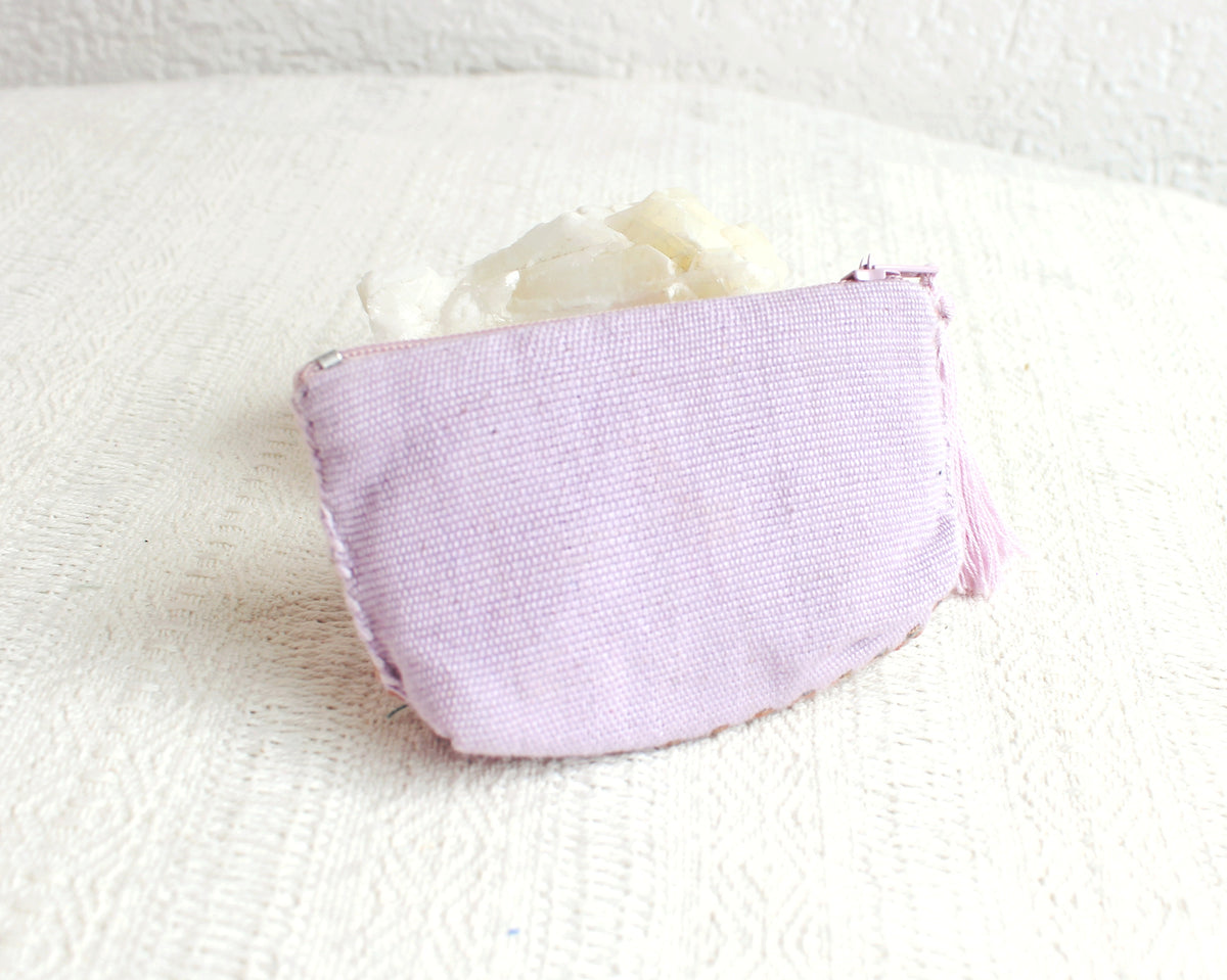 Mini Monedero Estrella Lila