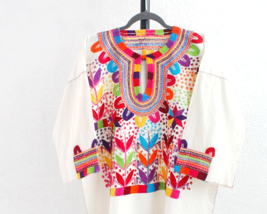 Blusa Milpa L - XL Rojo Amarillo Verde