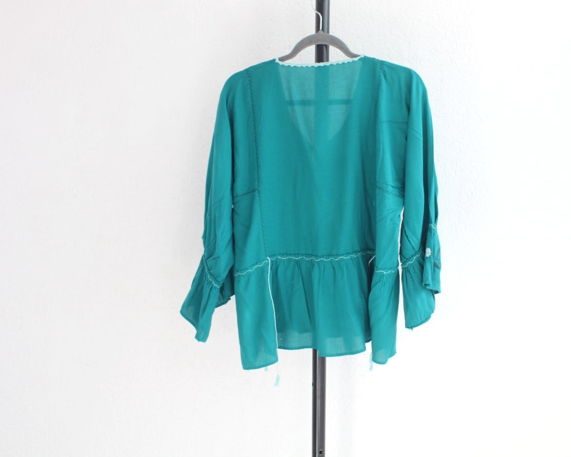 Blusa Celia * Azul Turquesa XL 2XL
