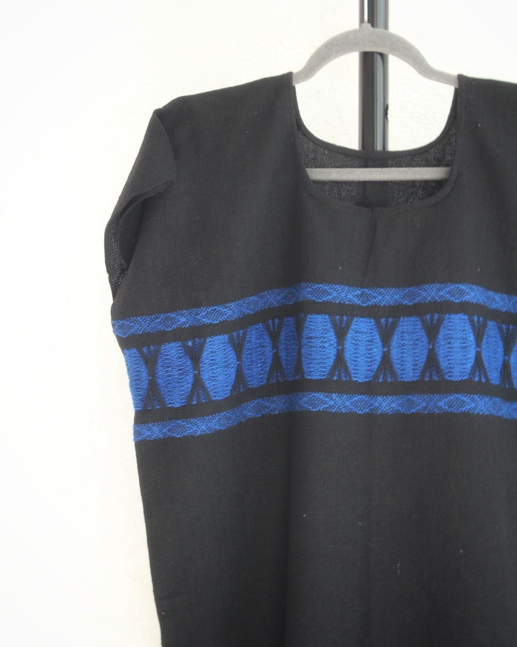 Huipil Ali Negro Azul XL XXL