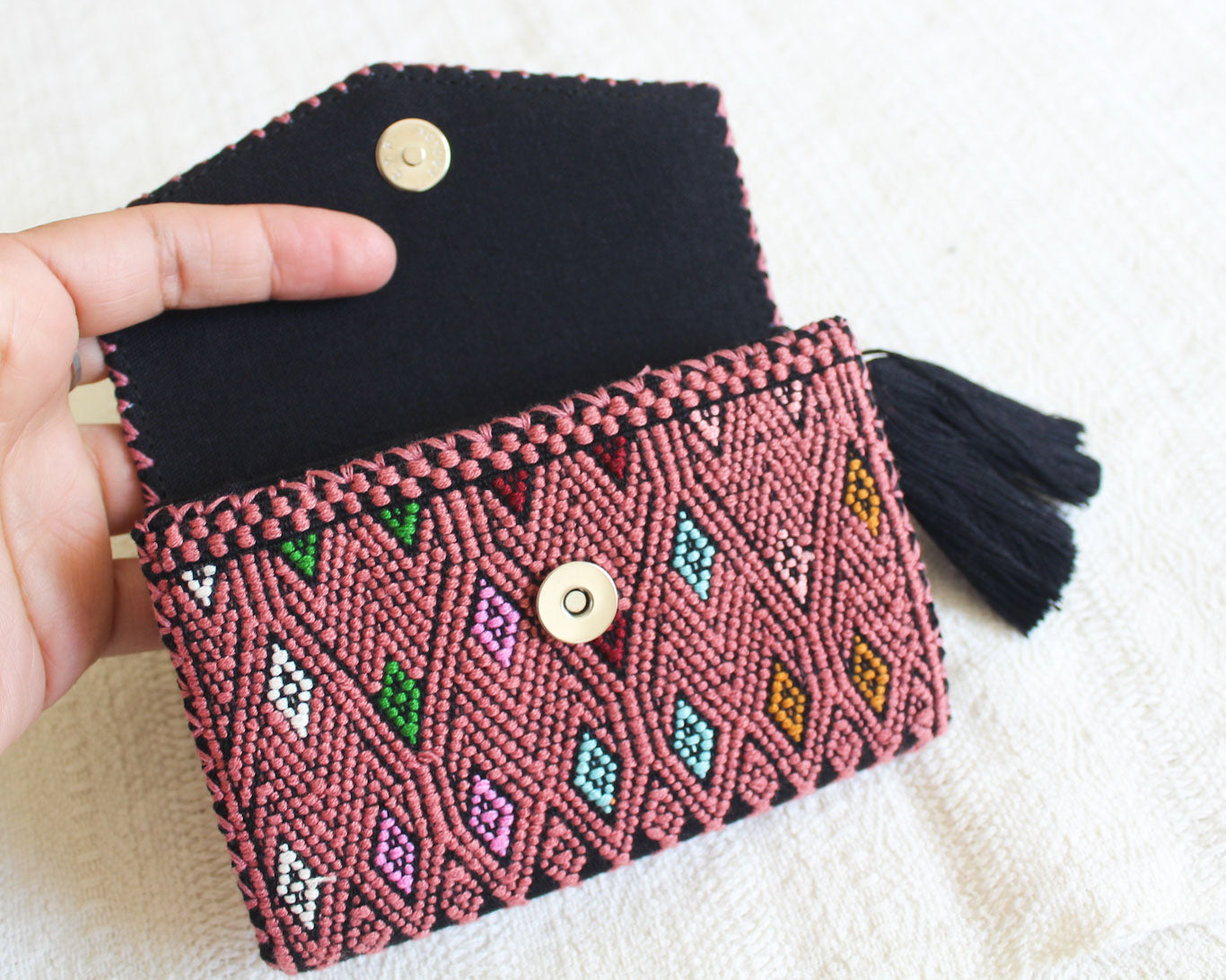 Cartera "El camino de bejucos" Rosa