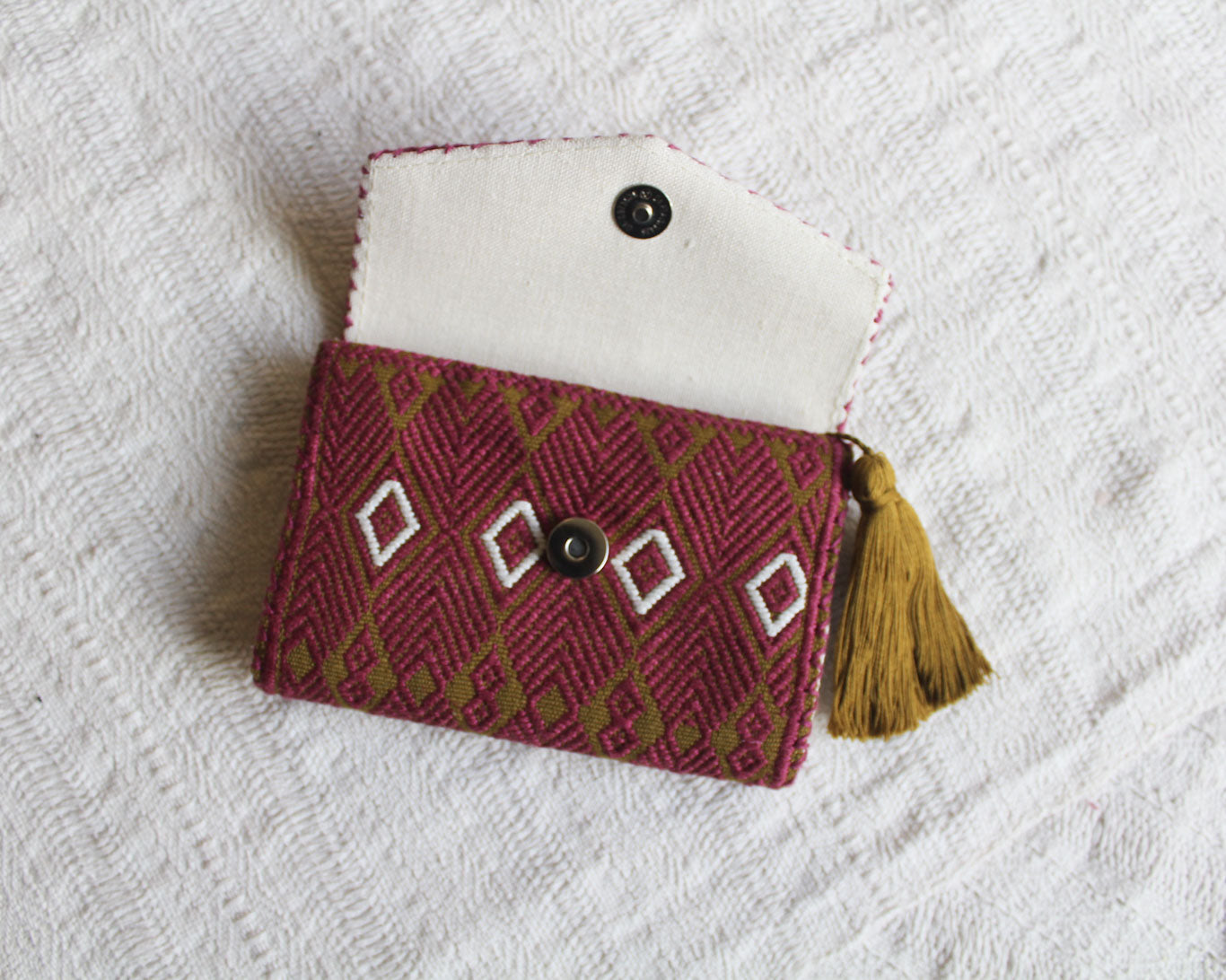 Cartera Flores Marron V