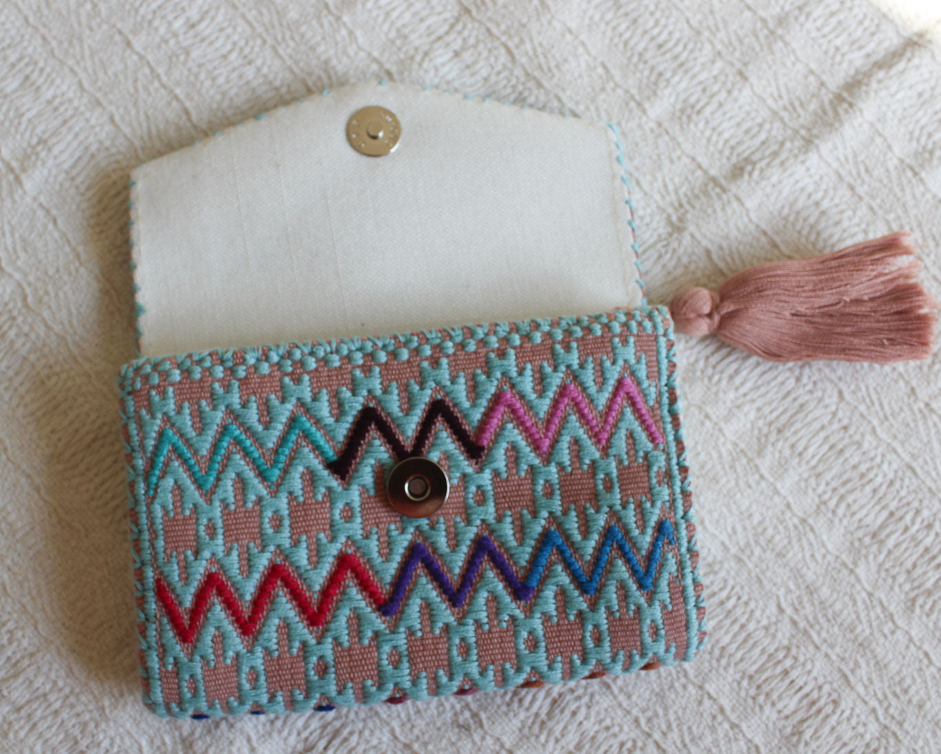 Cartera Lluvia de Estrellas Turquesa