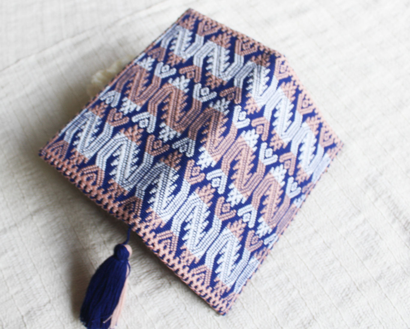 Billetera Quetzalcóatl Rosa Blanco