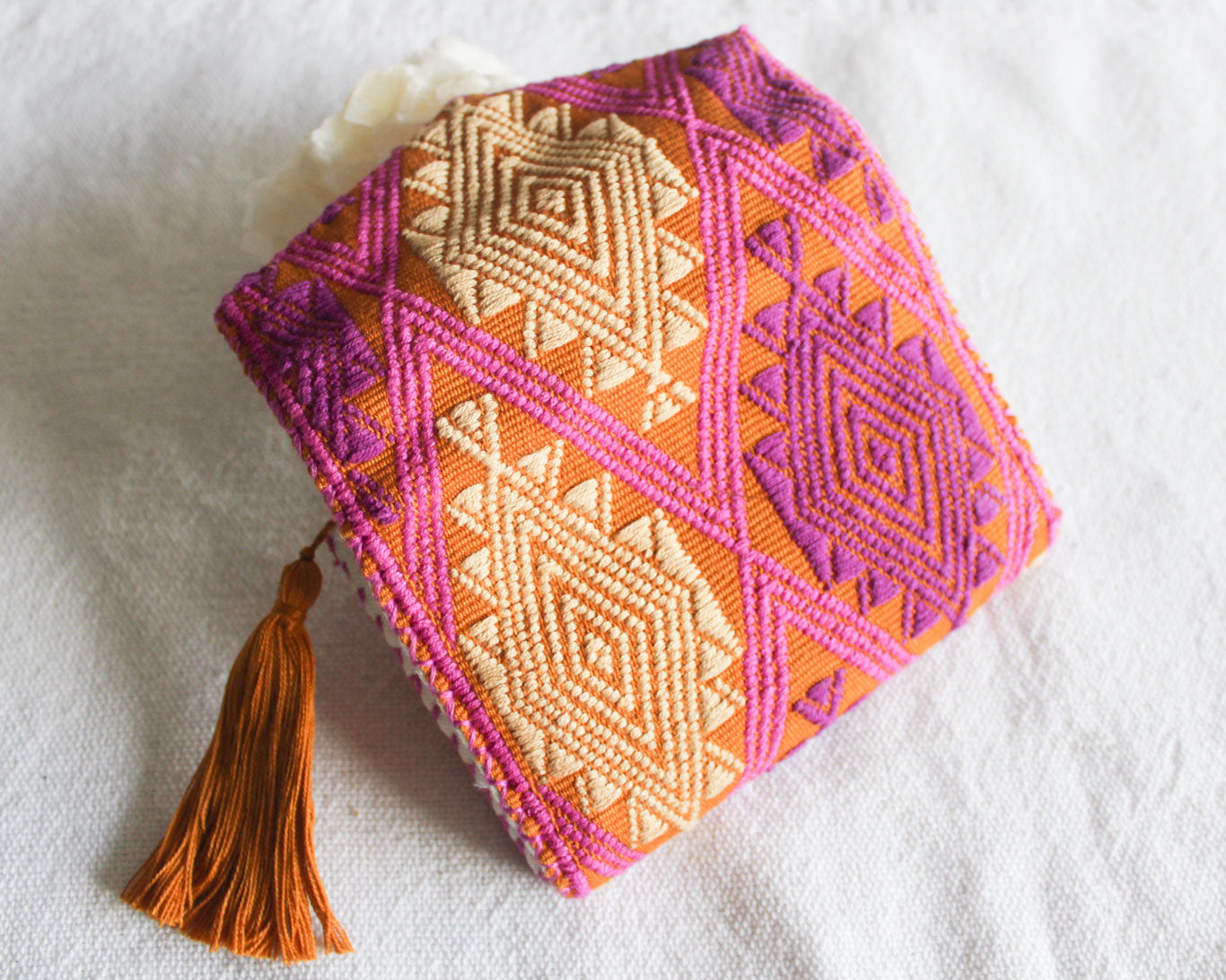 Cartera Estrellas D Morado Amarillo