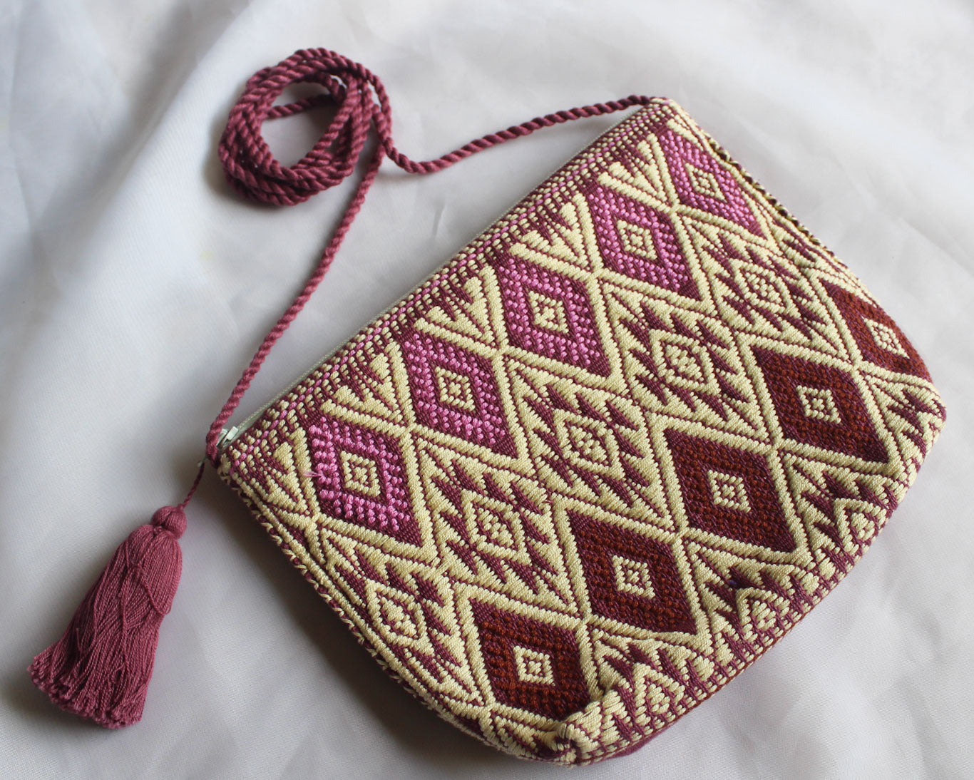 Bolso Telar Estrellas Beige