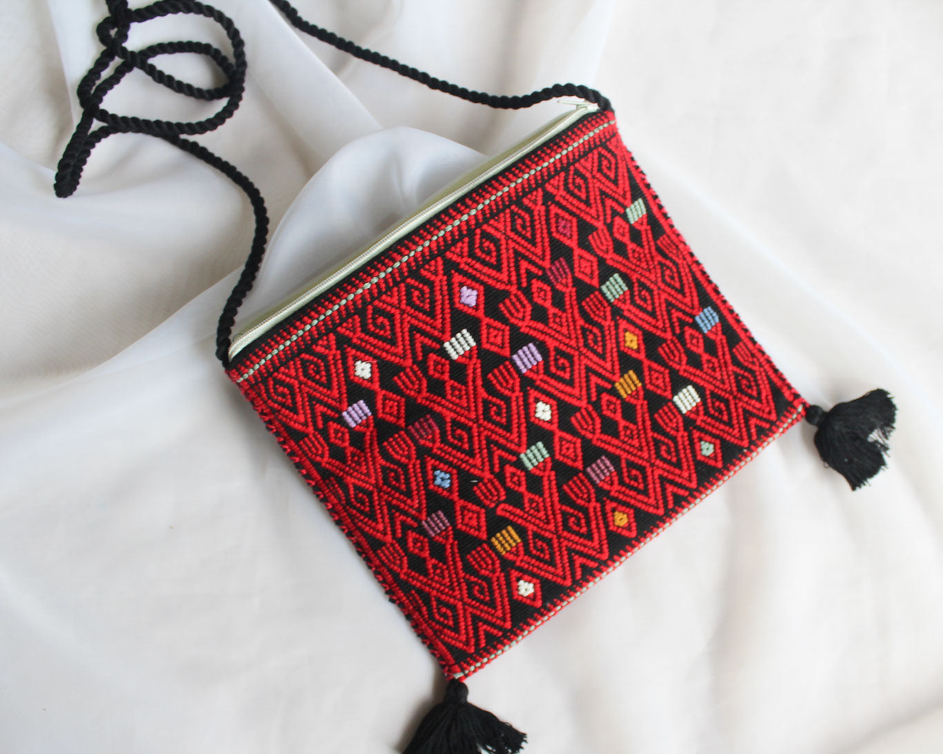 Bolso Telar "XPOCOC" Rojo