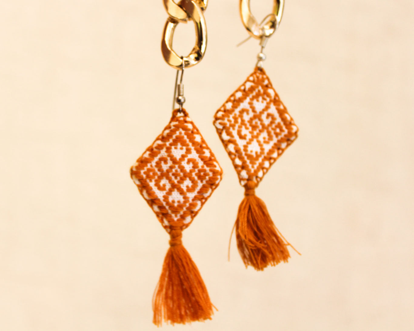 Aretes Grecas Dorado