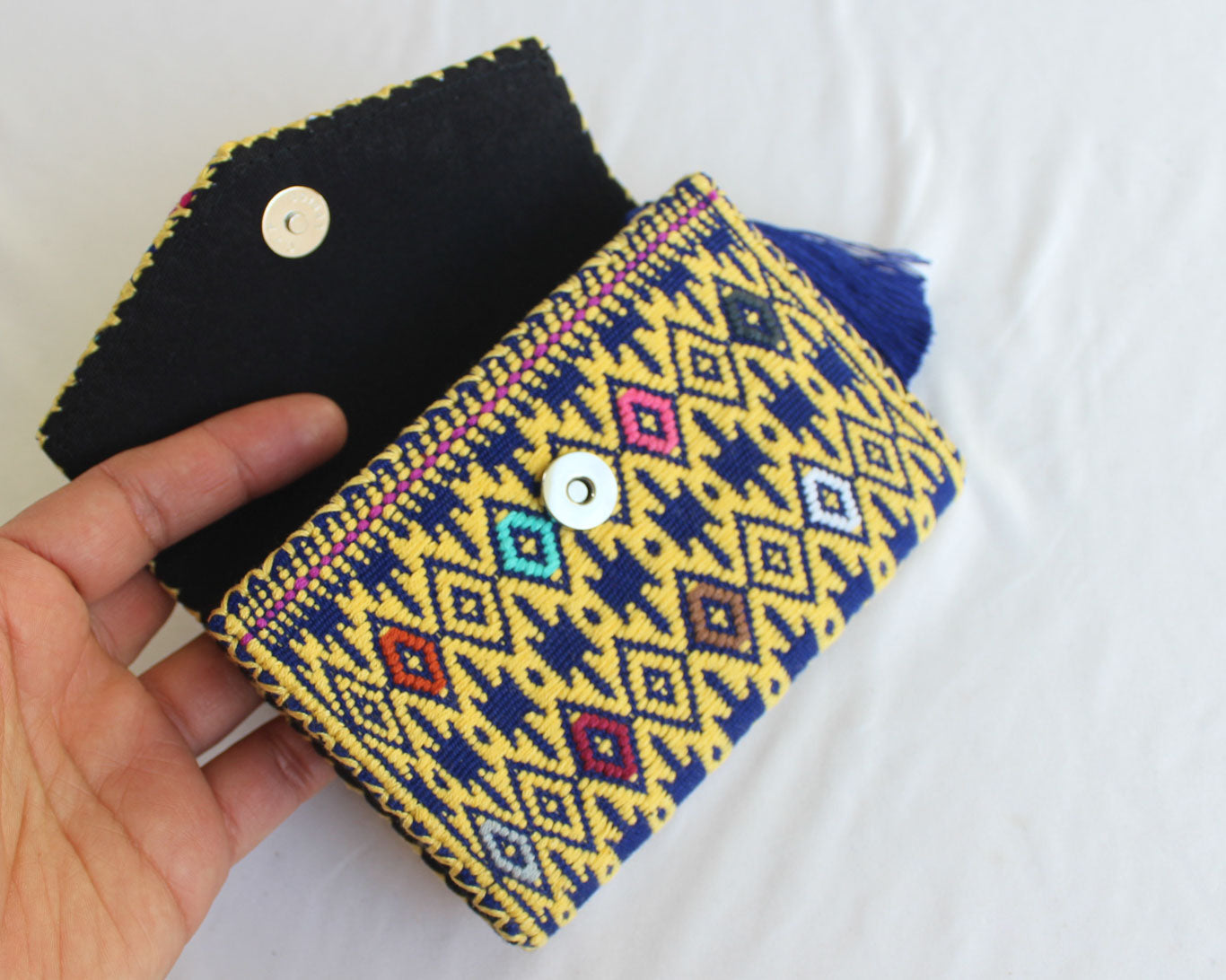 Cartera Lluvia de Estrellas Amarillo Azul