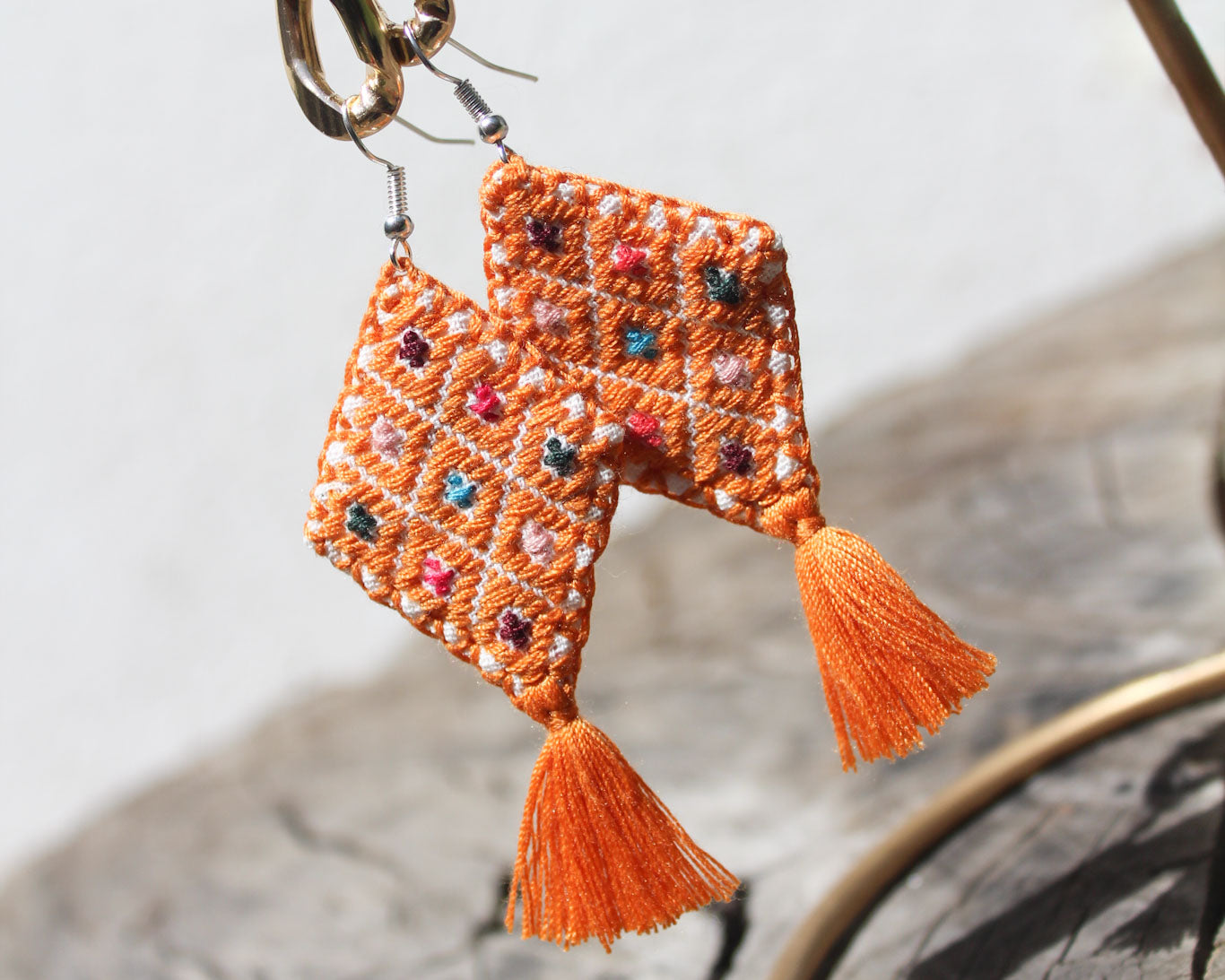 Aretes Cosmos Naranja