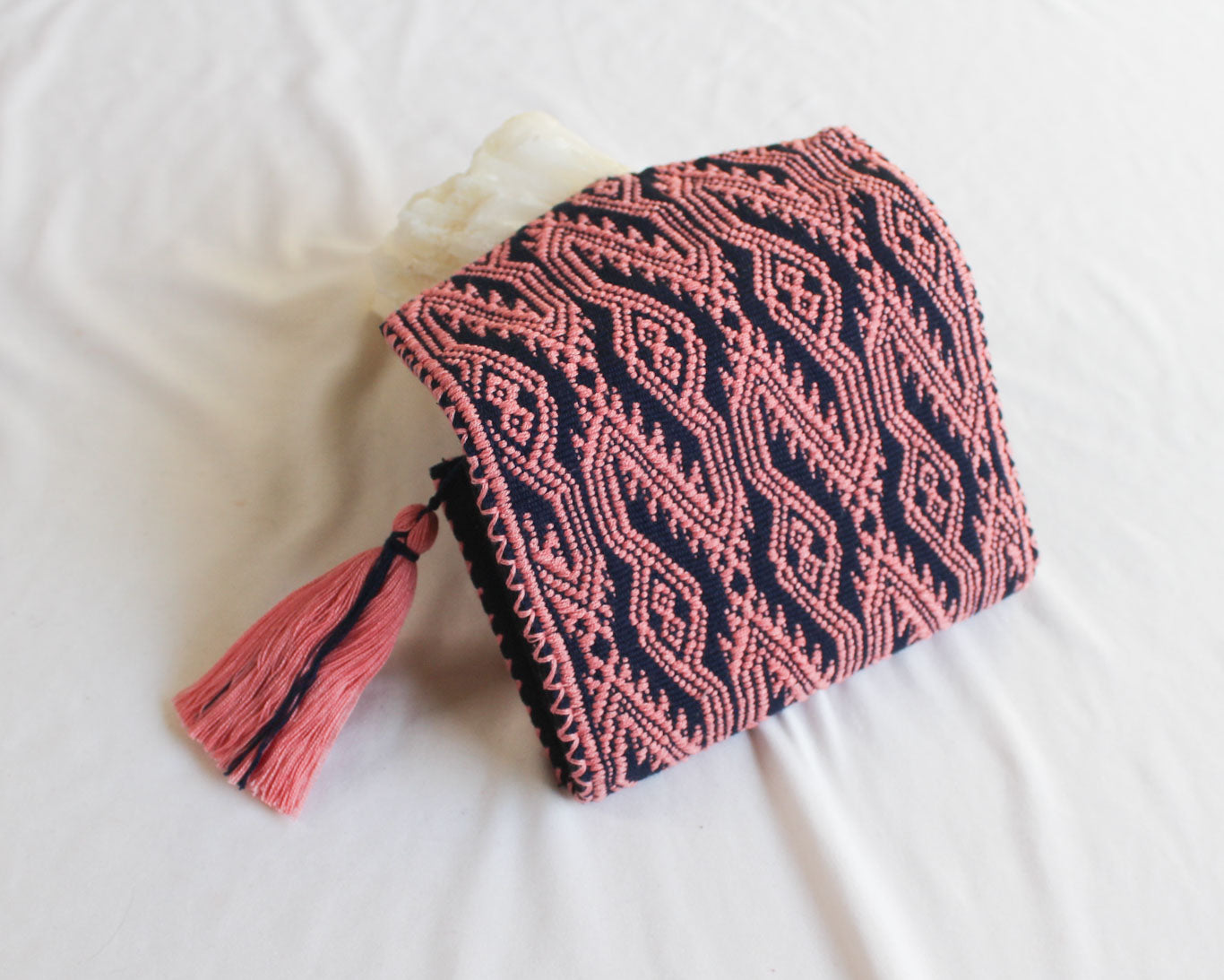 Cartera Quetzalcóatl Rosa Azul