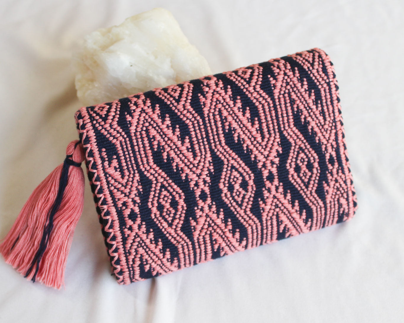 Cartera Quetzalcóatl Rosa Azul