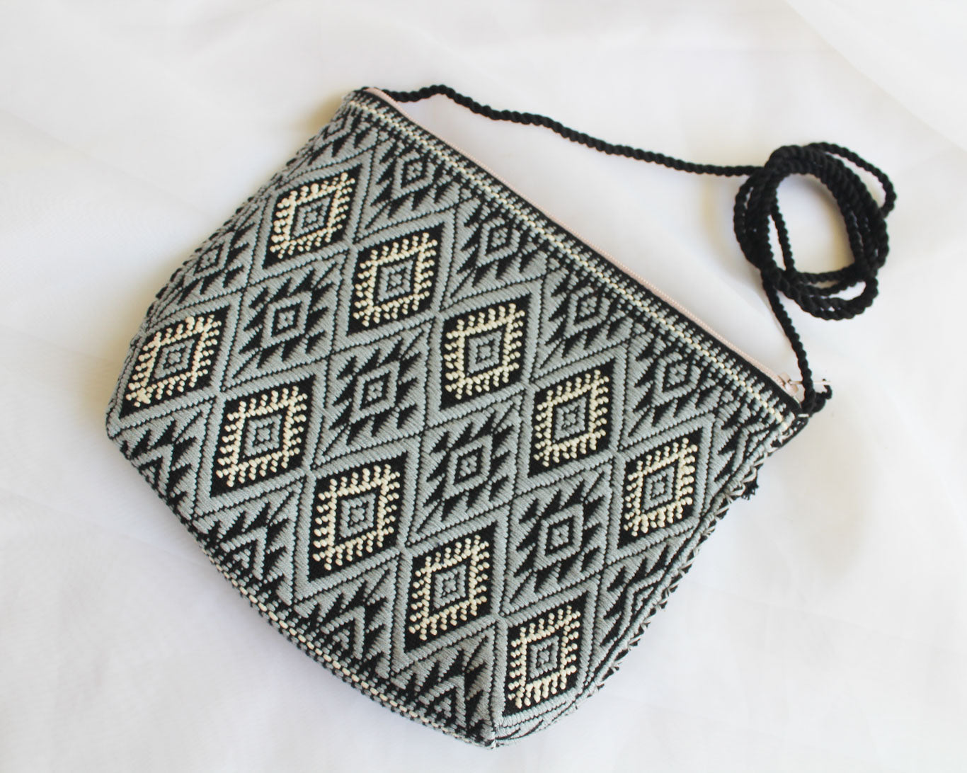 Bolso Telar Estrellas Gris