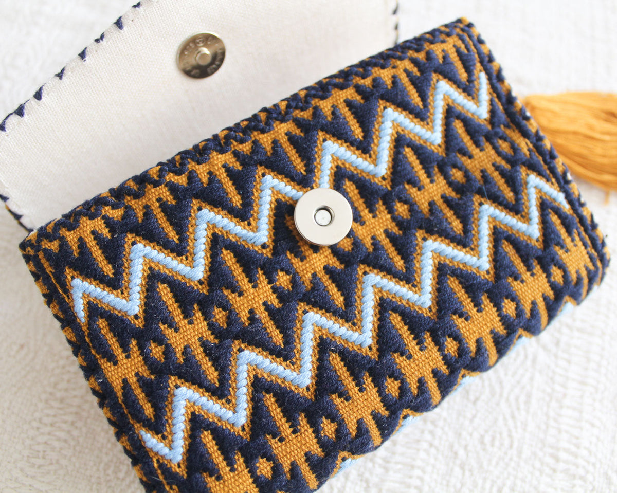 Cartera Lluvia de Estrellas Azul Amarillo