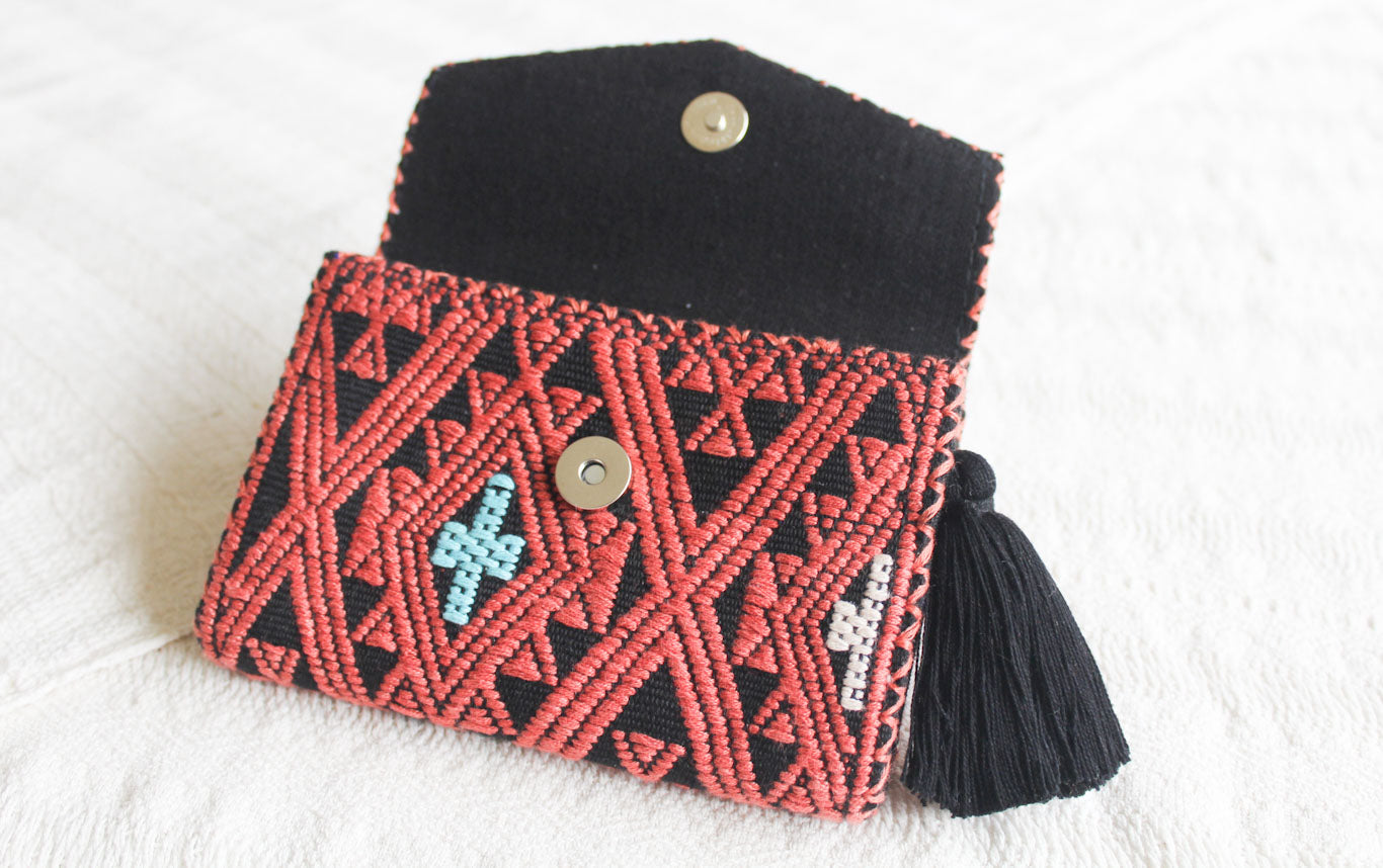 Cartera Estrellas D Marrón Negro
