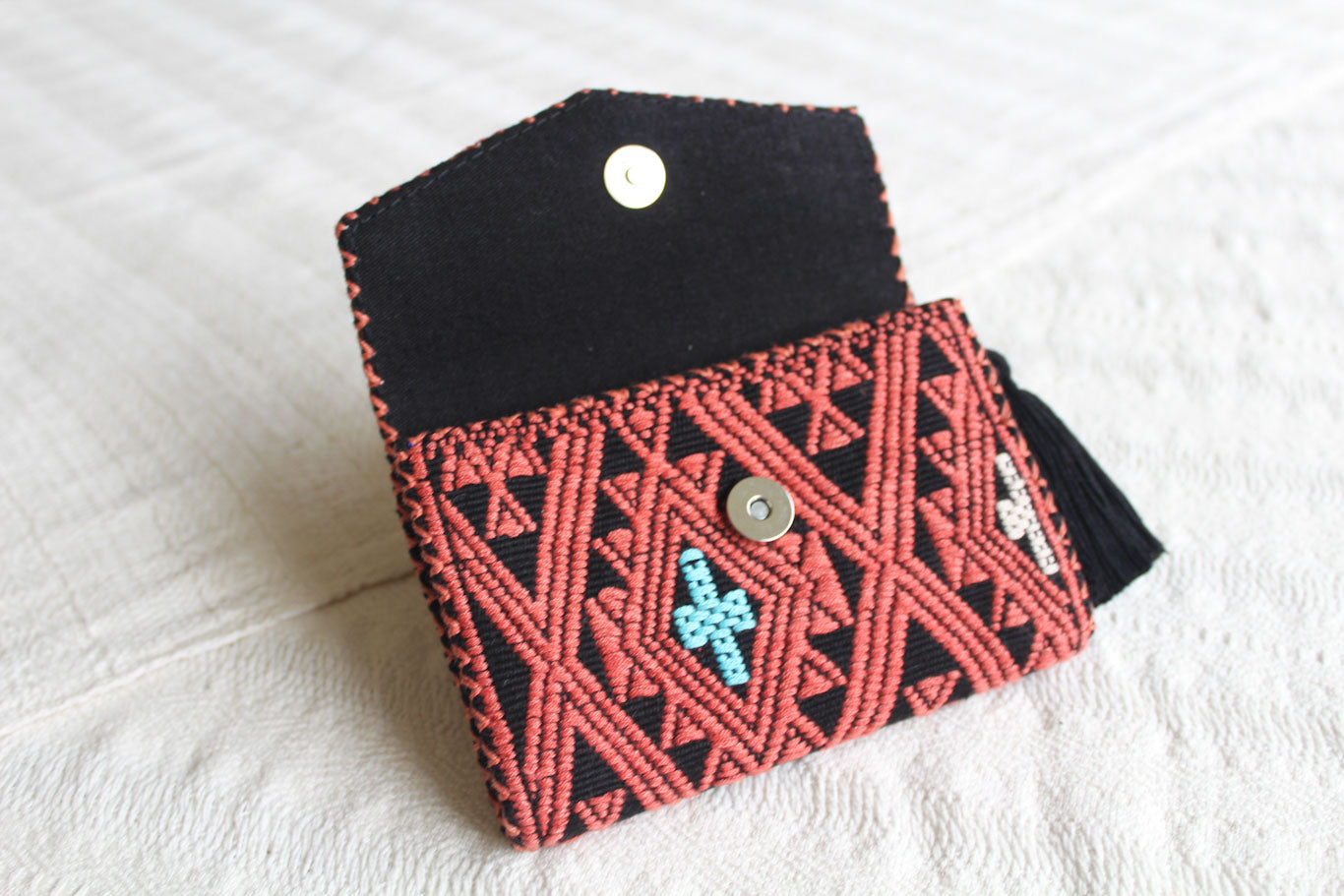 Cartera Estrellas D Marrón Negro
