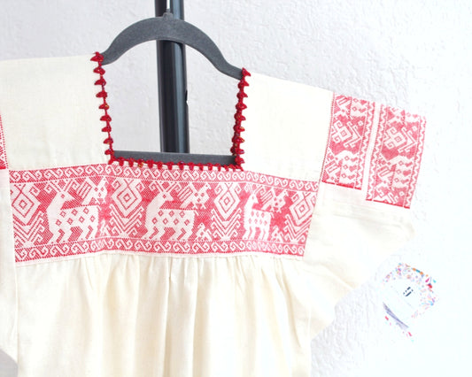 Blusa Tradicional PEPENADO Venaditos Rojo CH