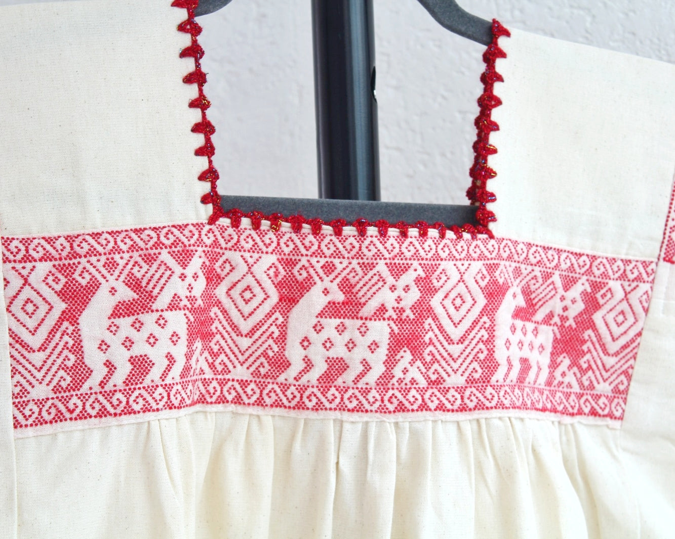 Blusa Tradicional PEPENADO Venaditos Rojo CH - Main Image