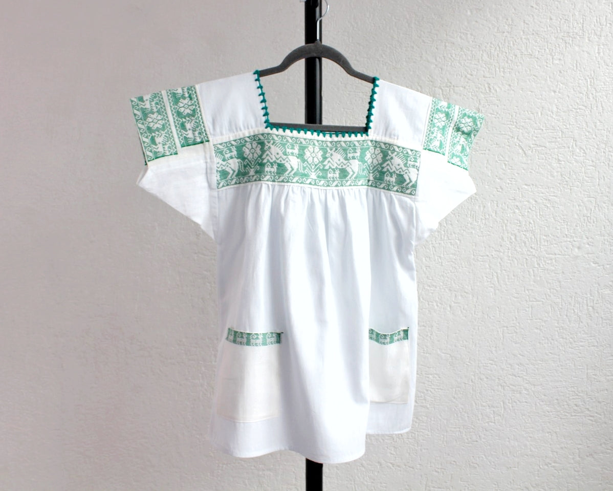 Blusa Tradicional PEPENADO Venaditos Verde