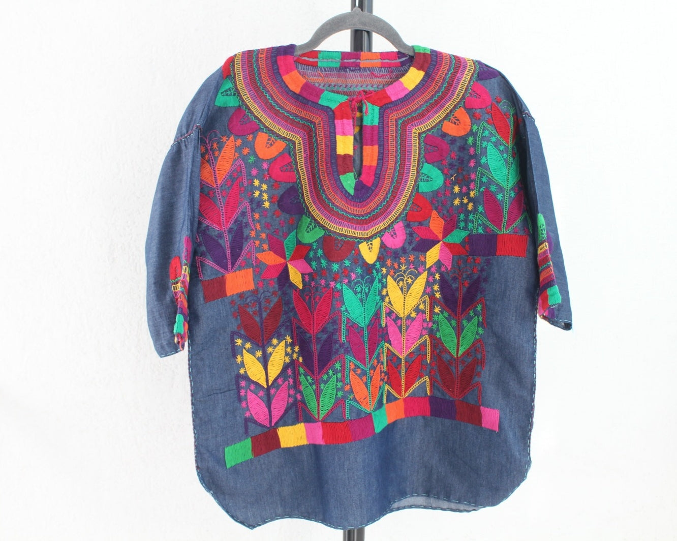 Blusa Milpa Mezclilla Colores CH -M