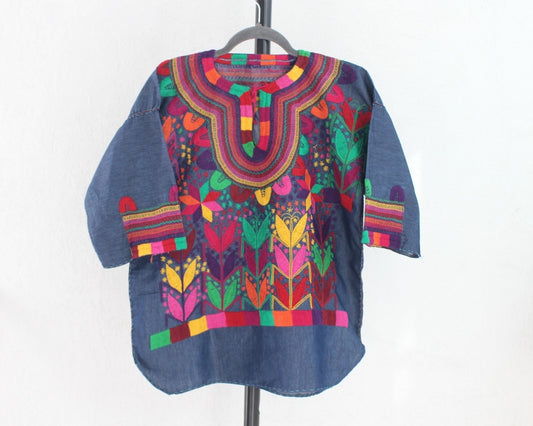 Blusa Milpa Mezclilla Colores CH -M