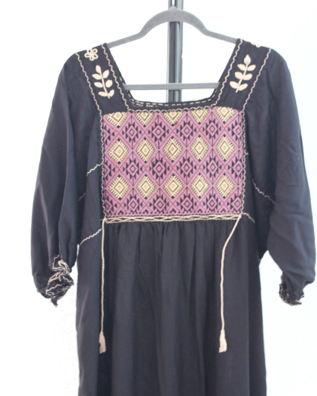 Vestido Estrellas Negro Rosa XL