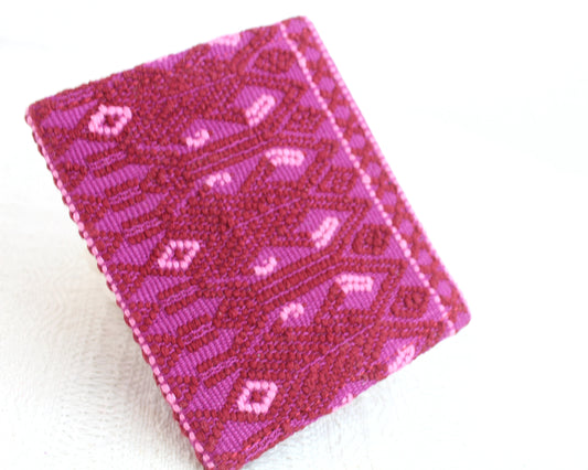 Tarjetero Madre Violeta Rosa