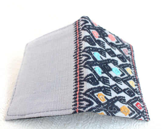 Tarjetero Ranitas Azul Marino Gris